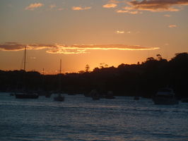Západu slunce na Cockatoo Island se ale romantika upřít nedá | Australia - Cockatoo Island - 12.6.2010